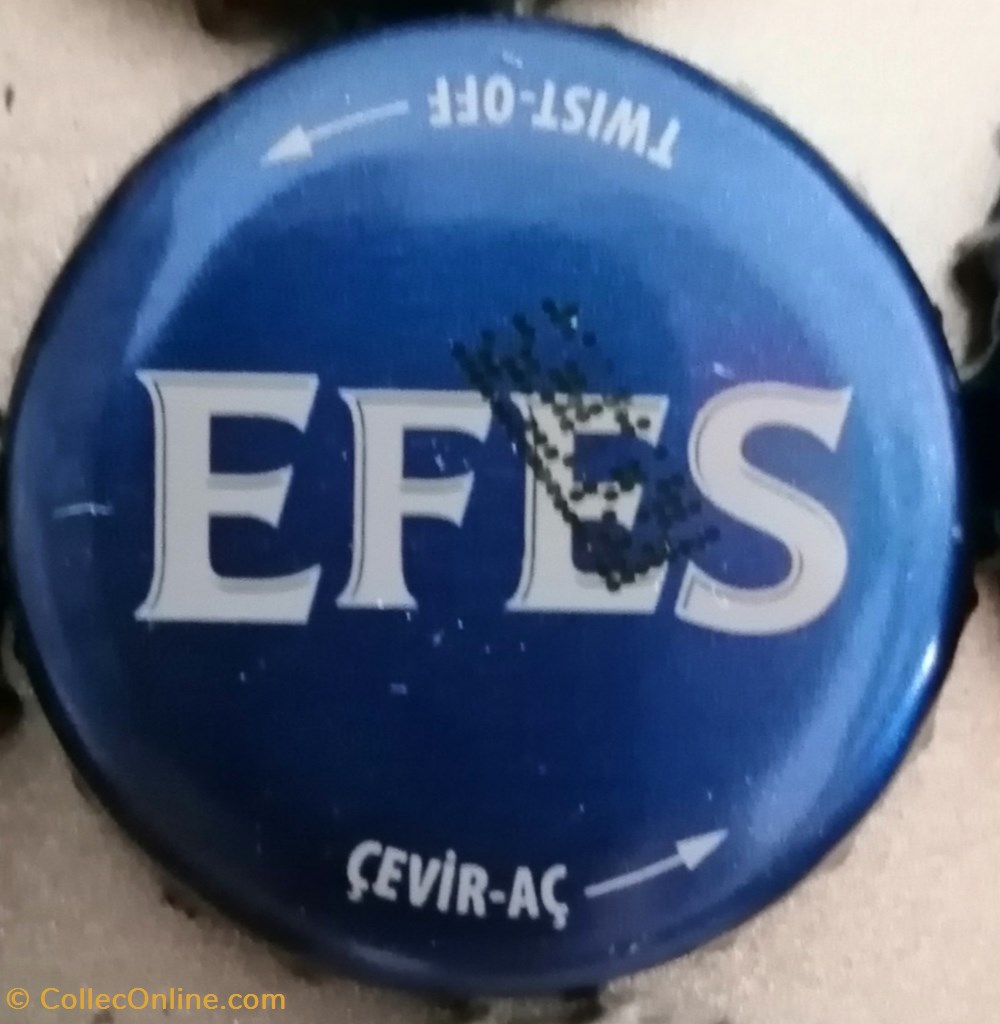 EFES capsules muselets biere turquie efes