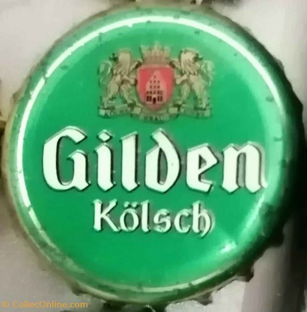 GILDEN KOLSCH capsules muselets biere allemagne gilden kolsch