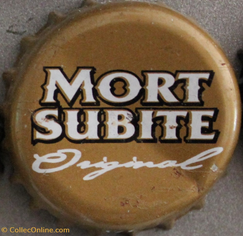 MORT SUBITE capsules muselets biere belgique mort subite