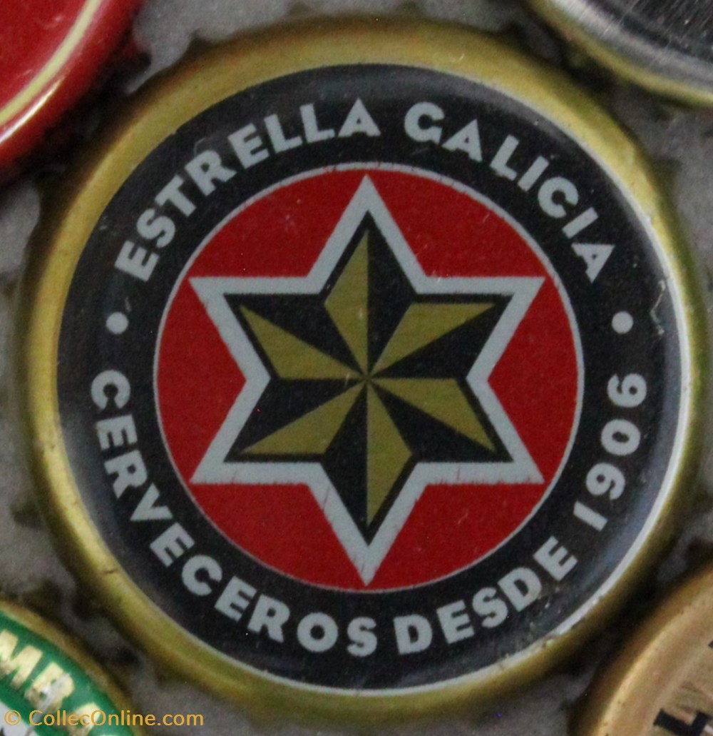 ESTRELLA GALICIA capsules muselets biere espagne estrella galicia