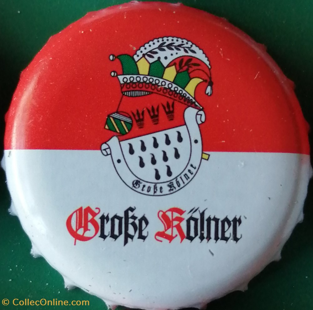 GILDEN KOLSCH rouge Blanche série karneval 2015 Grobe Kolner Allemagne capsules muselets biere gilden kolsch rouge blanche serie karneval 2015 grobe kolner allemagne