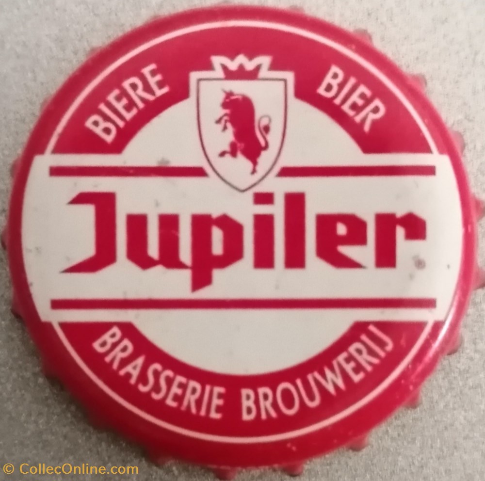 JUPILER capsules muselets biere belgique jupiler