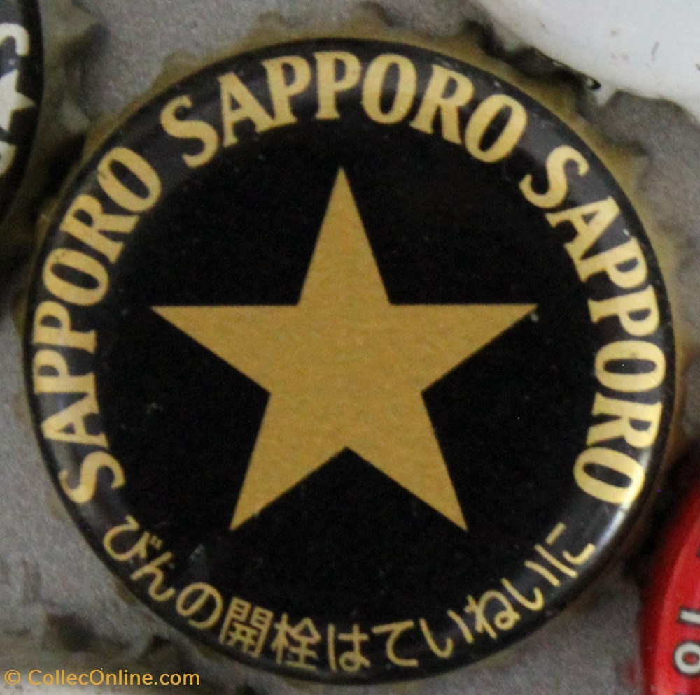 SAPPORO capsules muselets biere japon sapporo