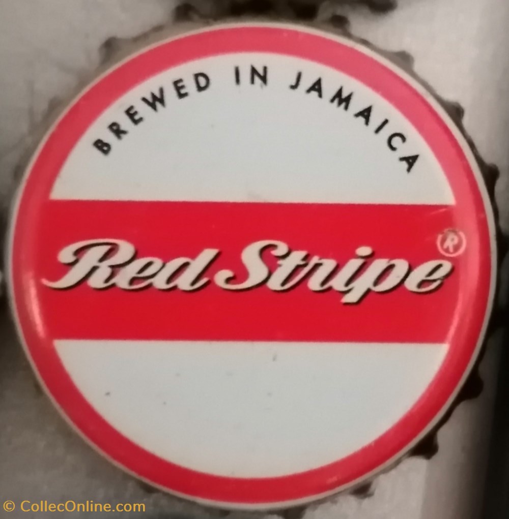 RED STRIPE capsules muselets biere jamaique red stripe