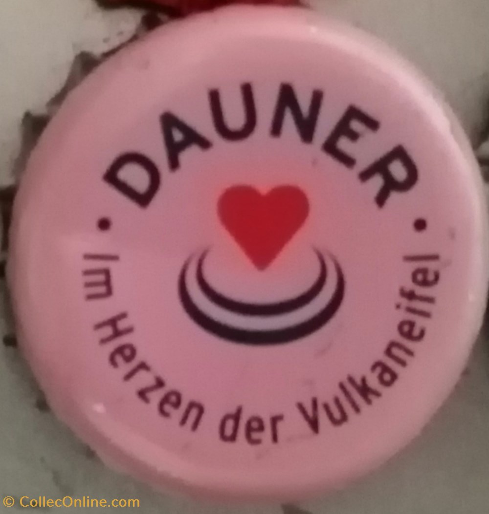 capsules muselets eau minerale dauner