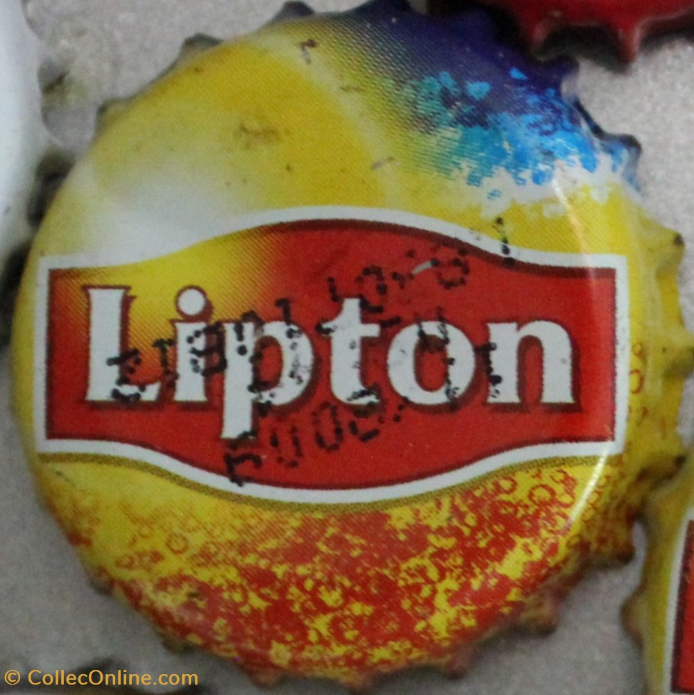 LIPTON capsules muselets soda et autres boisson lipton