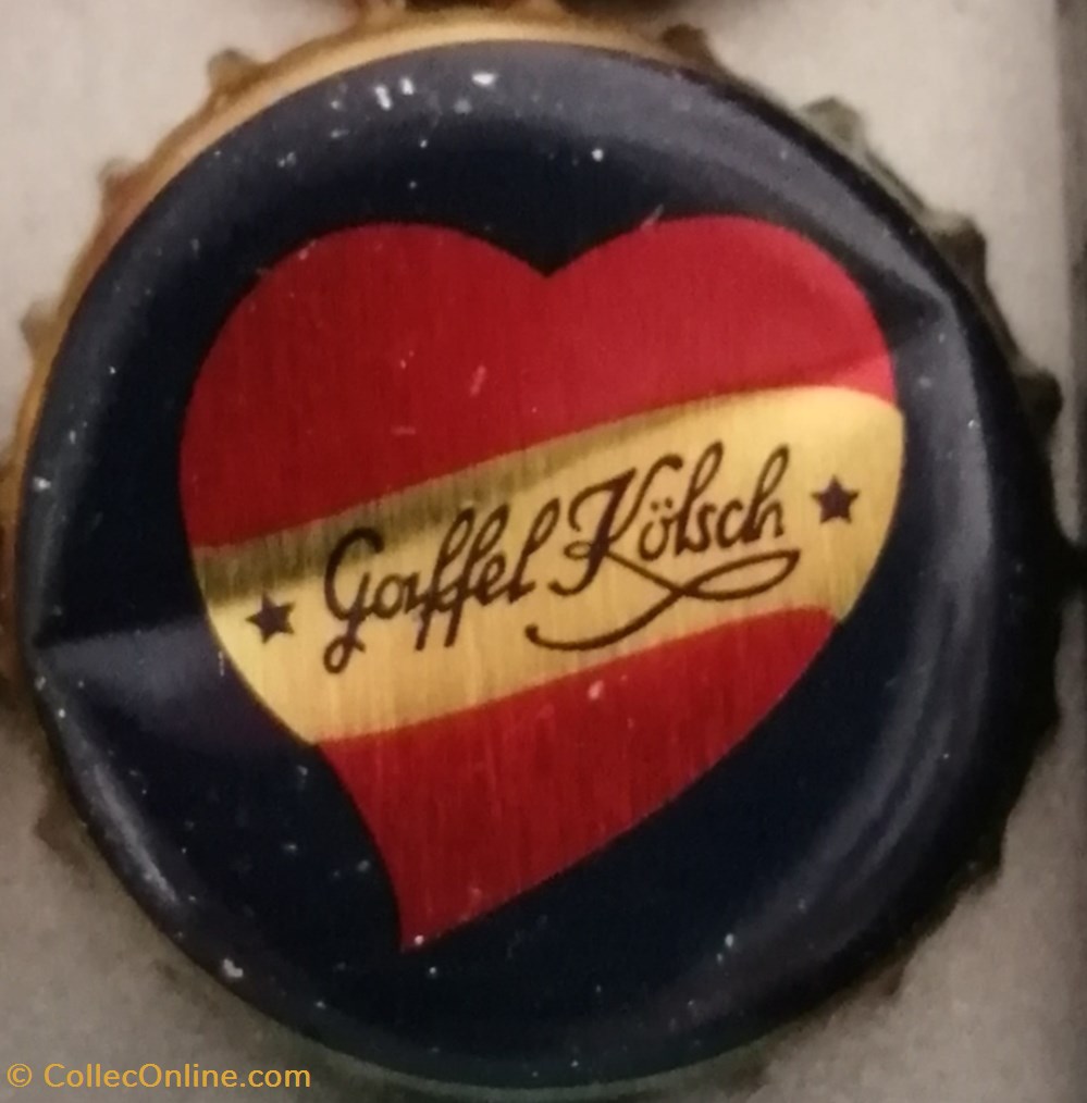 GAFFEL KOLSCH capsules muselets biere allemagne gaffel kolsch