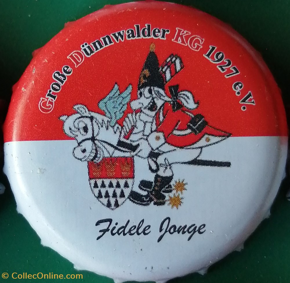 GILDEN KOLSCH rouge Blanche série karneval 2015 cavalier à cheval Allemagne capsules muselets biere gilden kolsch rouge blanche serie karneval 2015 cavalier a cheval allemagne