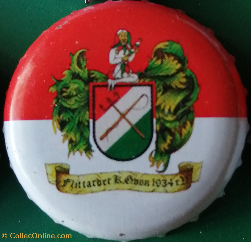 capsules muselets biere gilden kolsch rouge blanche serie karneval 2015 blazon trident allemagne