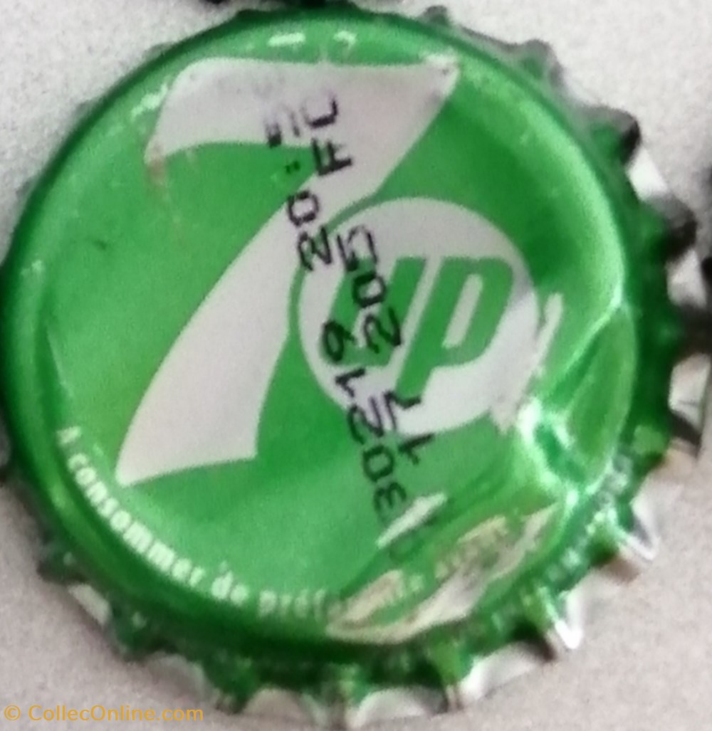 SEVEN UP capsules muselets soda et autres boisson seven up