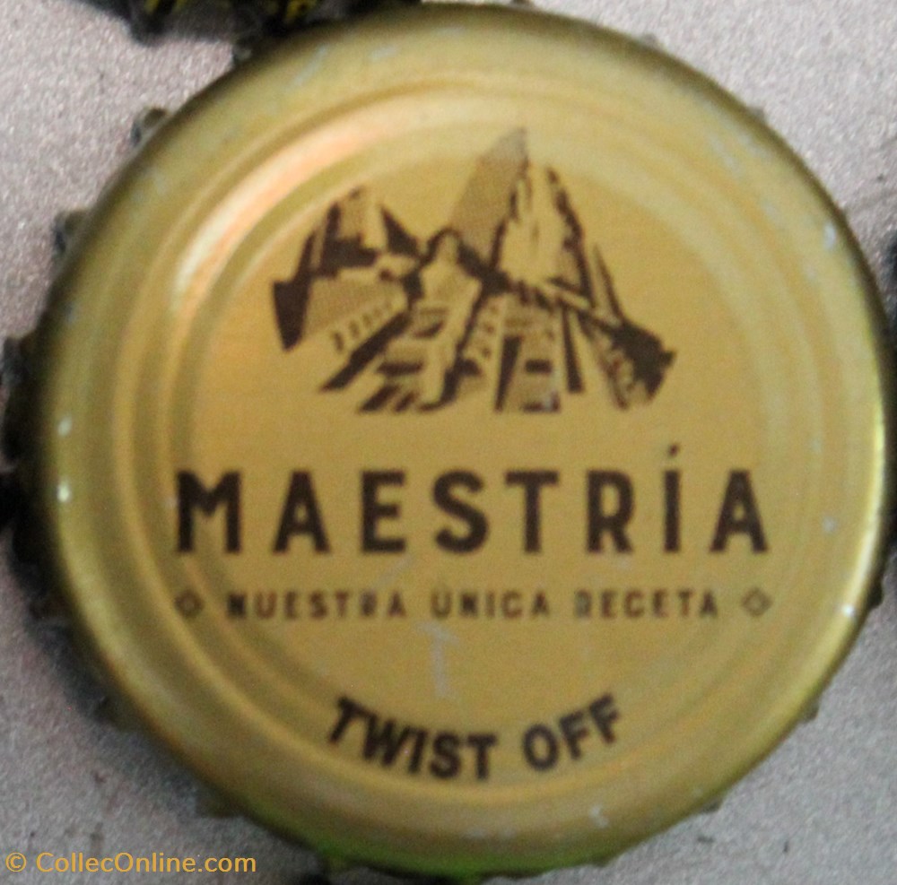 capsules muselets biere perou cusquena dorada