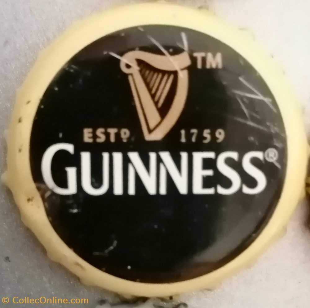GUINNESS capsules muselets biere irlande guinness