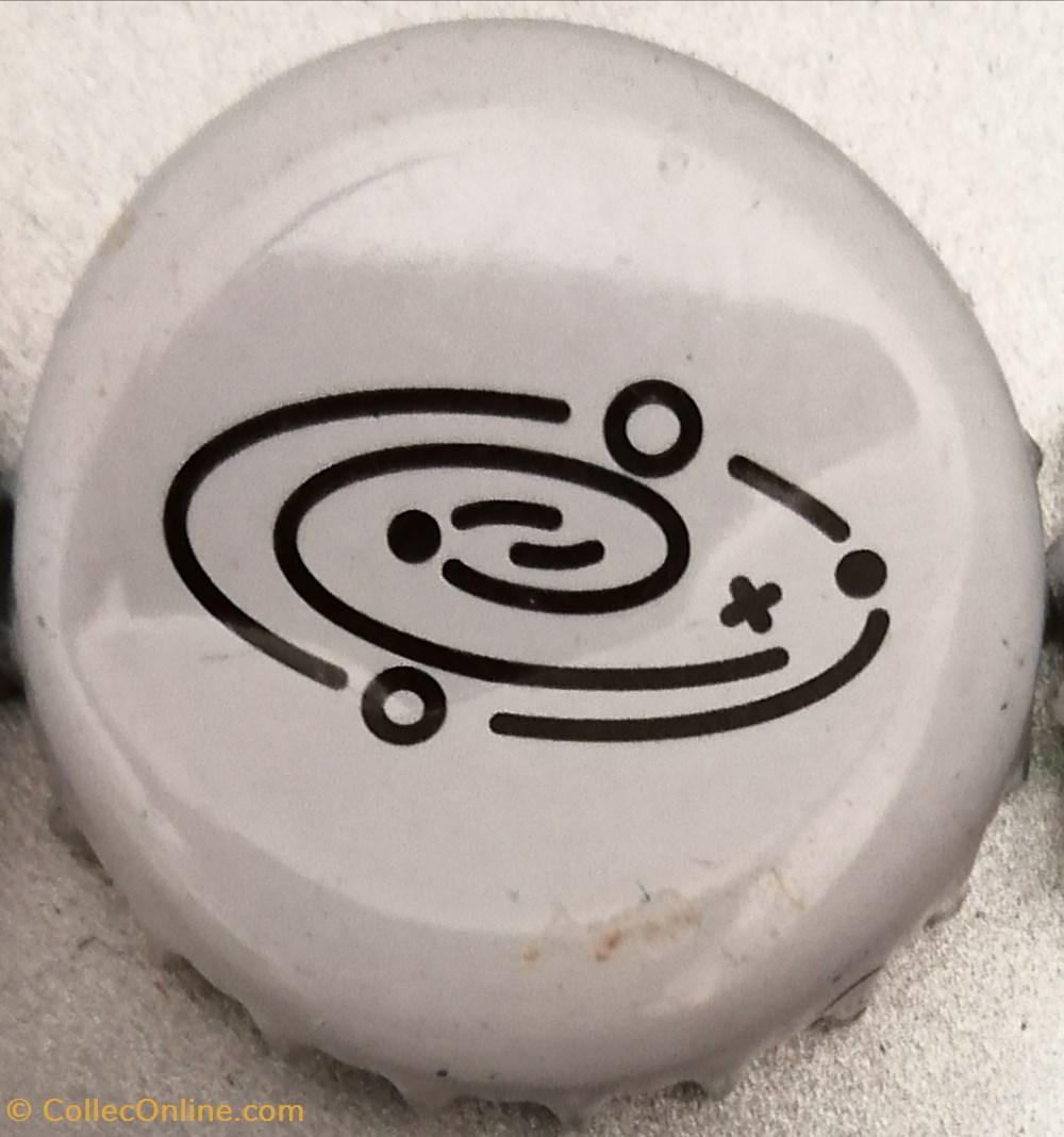 capsules muselets biere various beers serie blanche galaxie brasserie big bang beers france