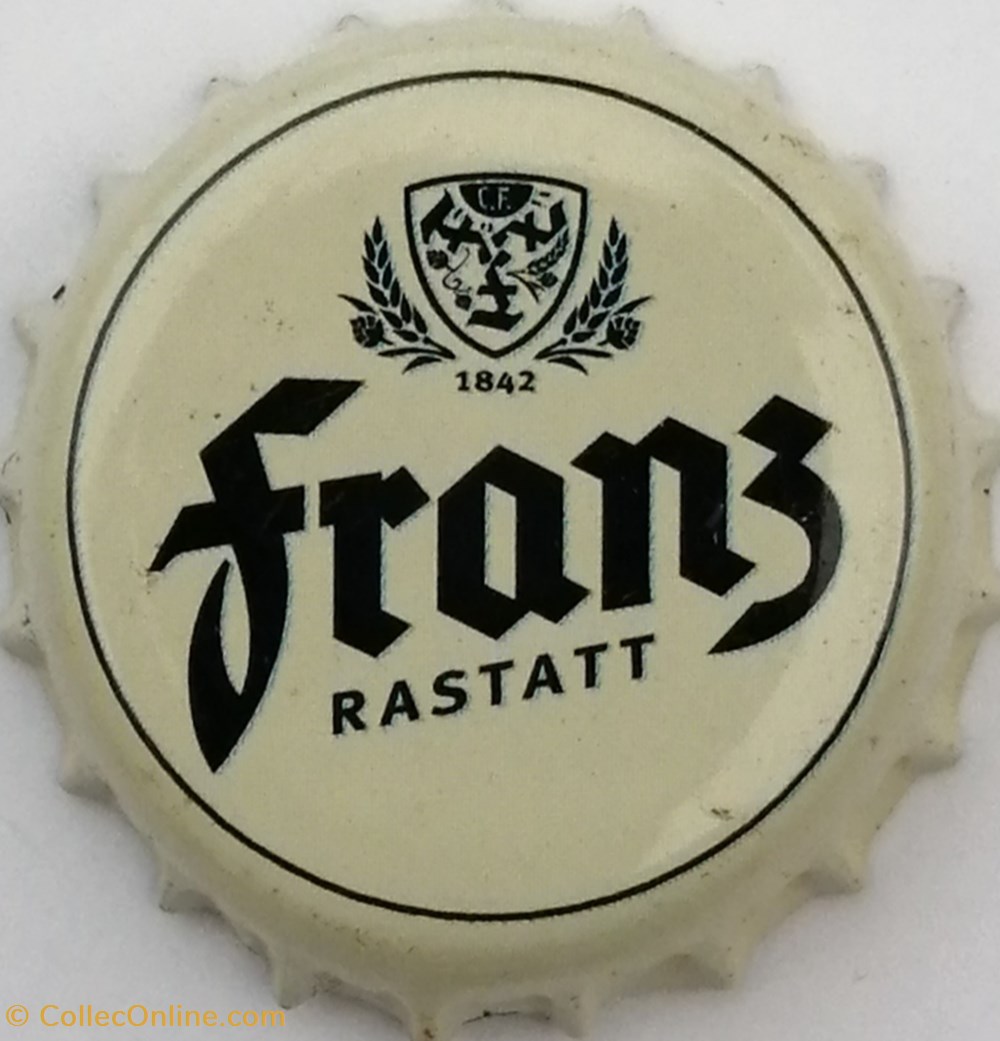 FRANZ RASTATT capsules muselets biere allemagne franz rastatt