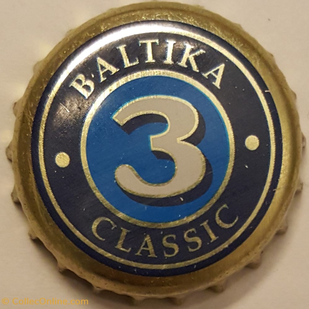 BALTIKA capsules muselets biere russie baltika