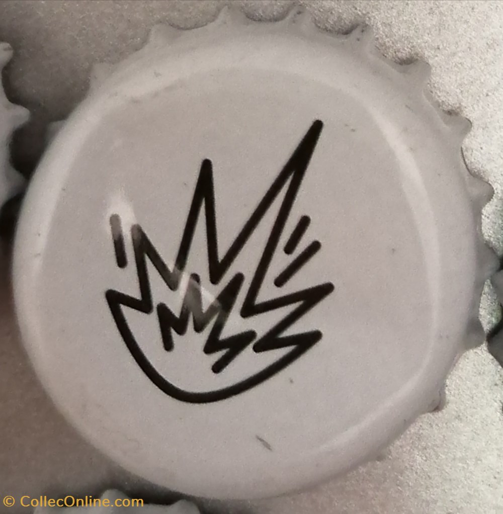 capsules muselets biere various beers serie blanche asteroide brasserie big bang beers france