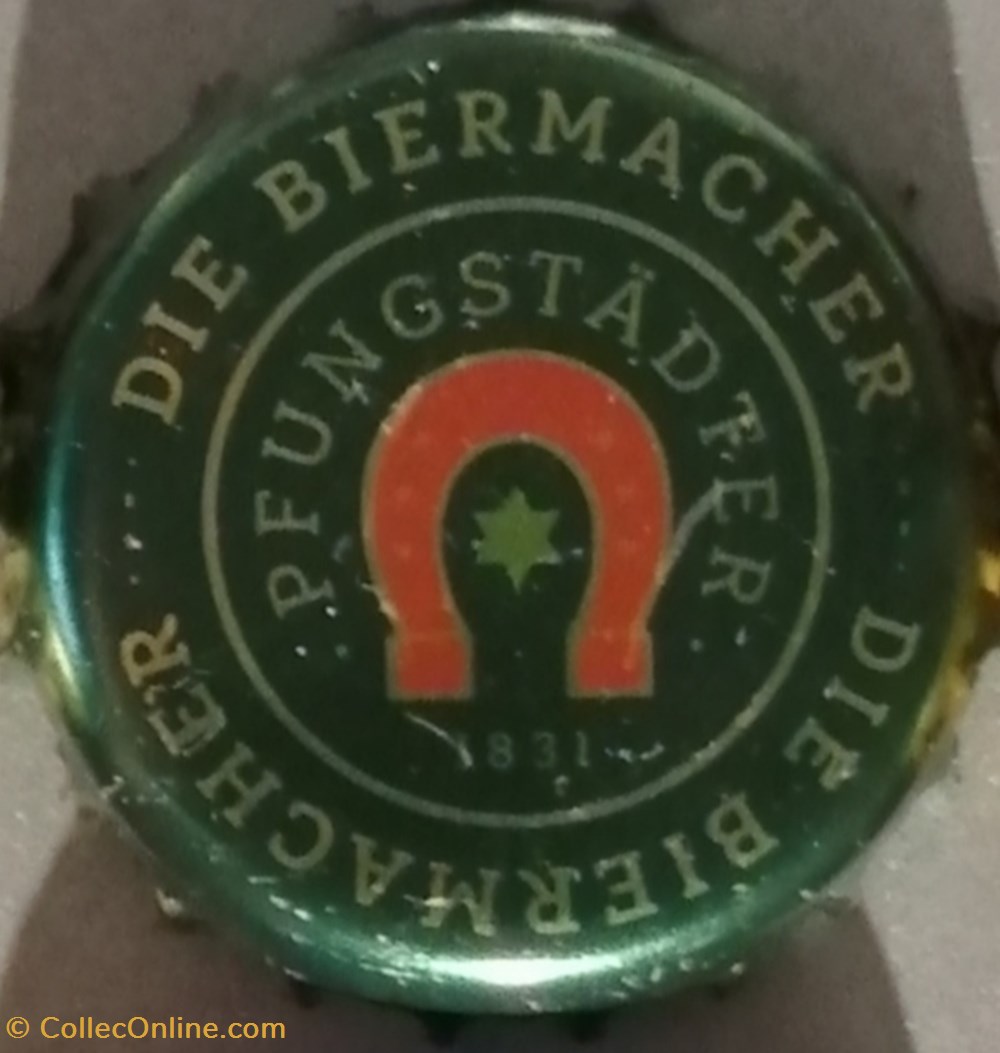 PFUNGSTADTER capsules muselets biere allemagne pfungstadter