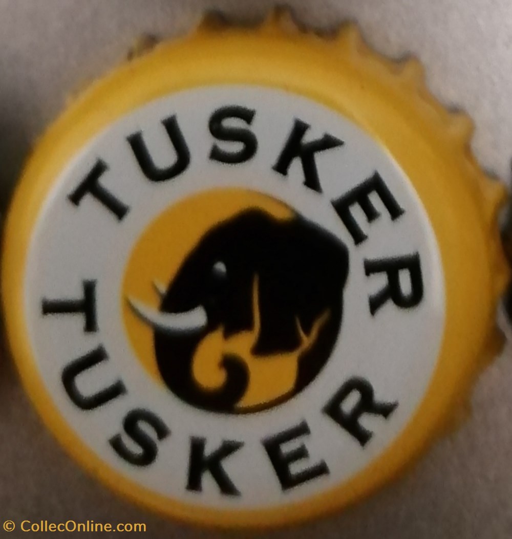 TUSKER capsules muselets biere kenya tusker