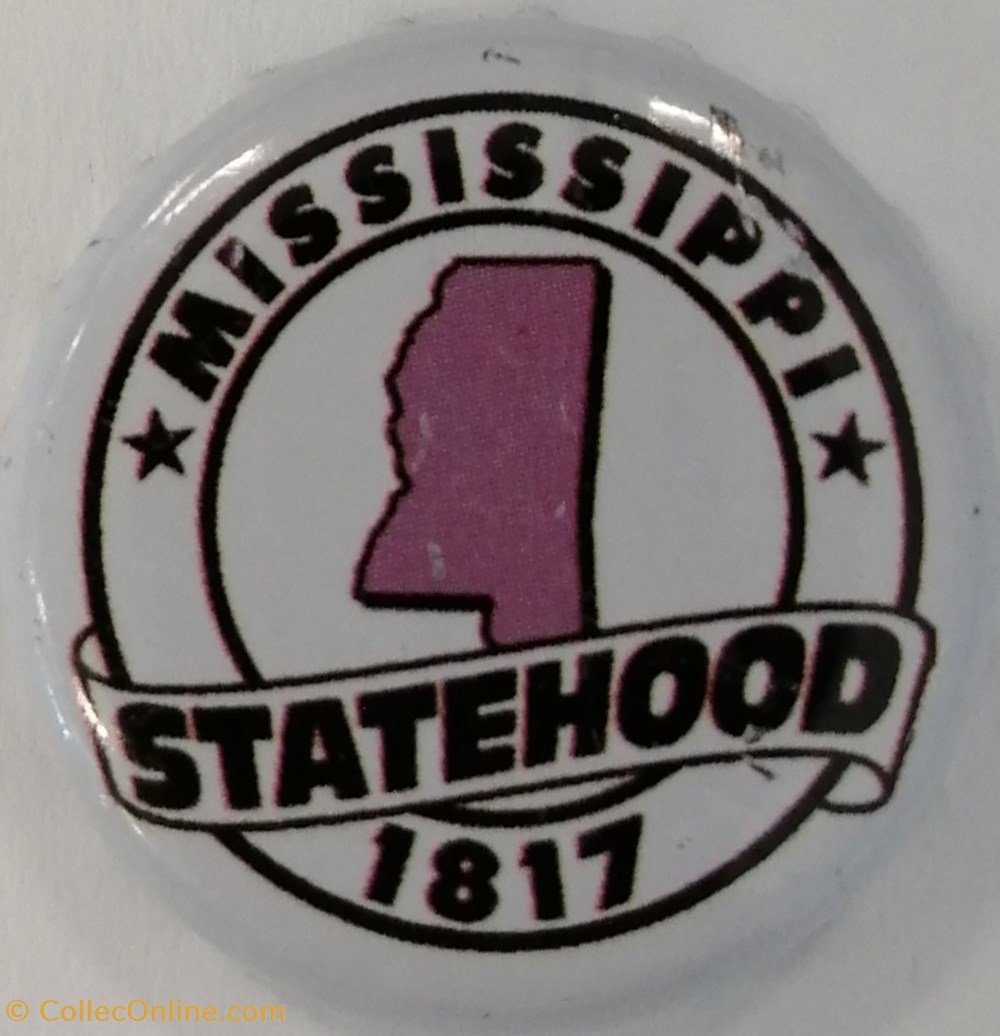 capsules muselets biere statehood blanche serie etats us mississippi usa