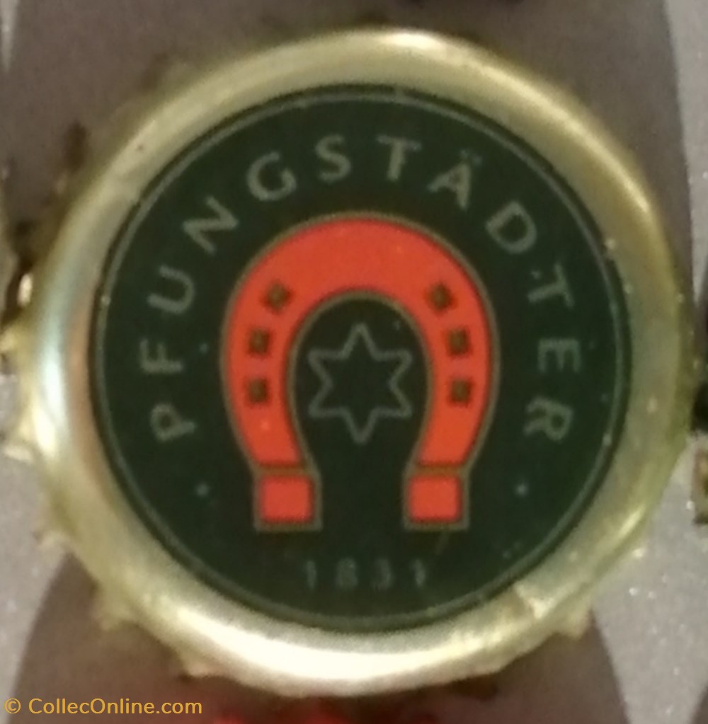 PFUNGSTADTER capsules muselets biere allemagne pfungstadter