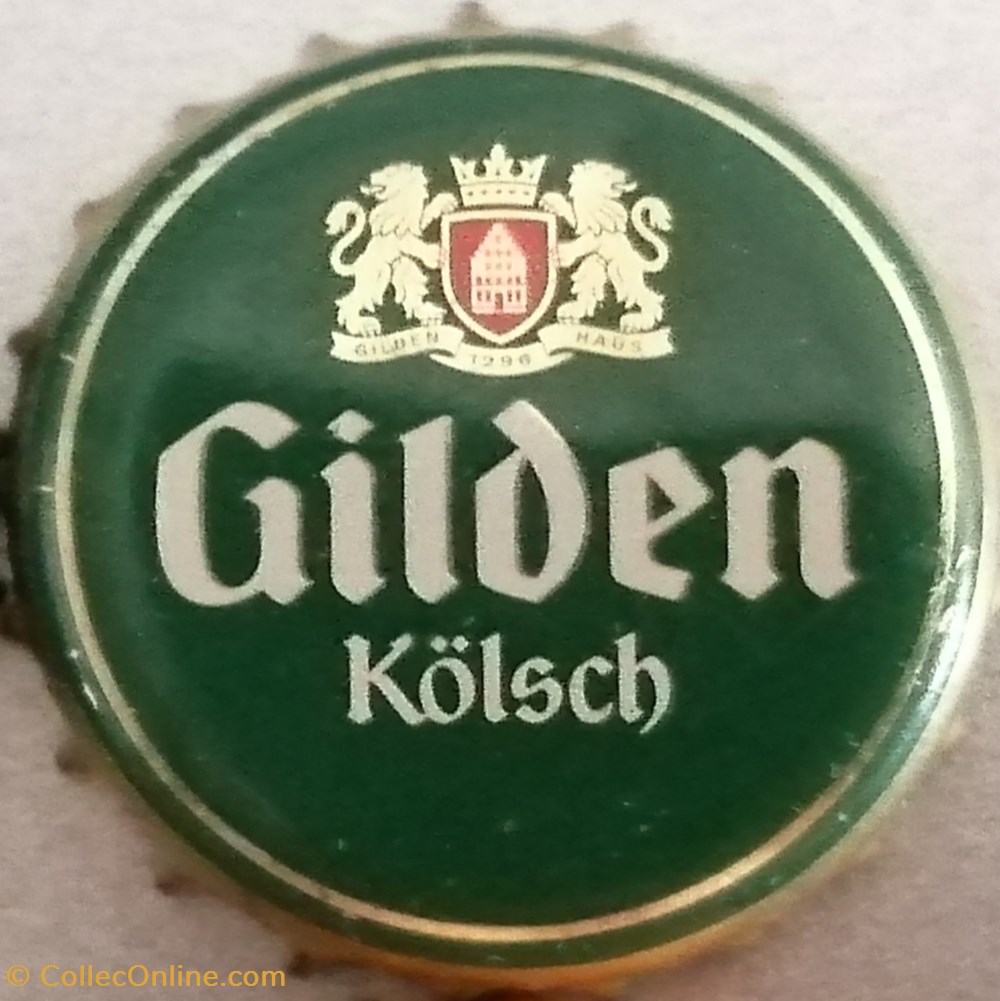 GILDEN KOLSCH capsules muselets biere allemagne gilden kolsch