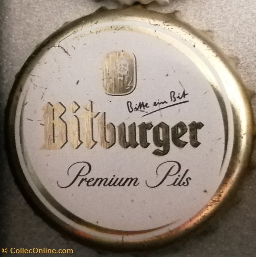 BITBURGER capsules muselets biere allemagne bitburger