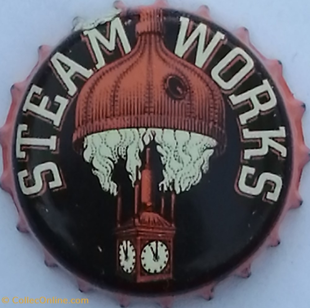 STEAM WORKS BEER capsules muselets biere canada steam works beer