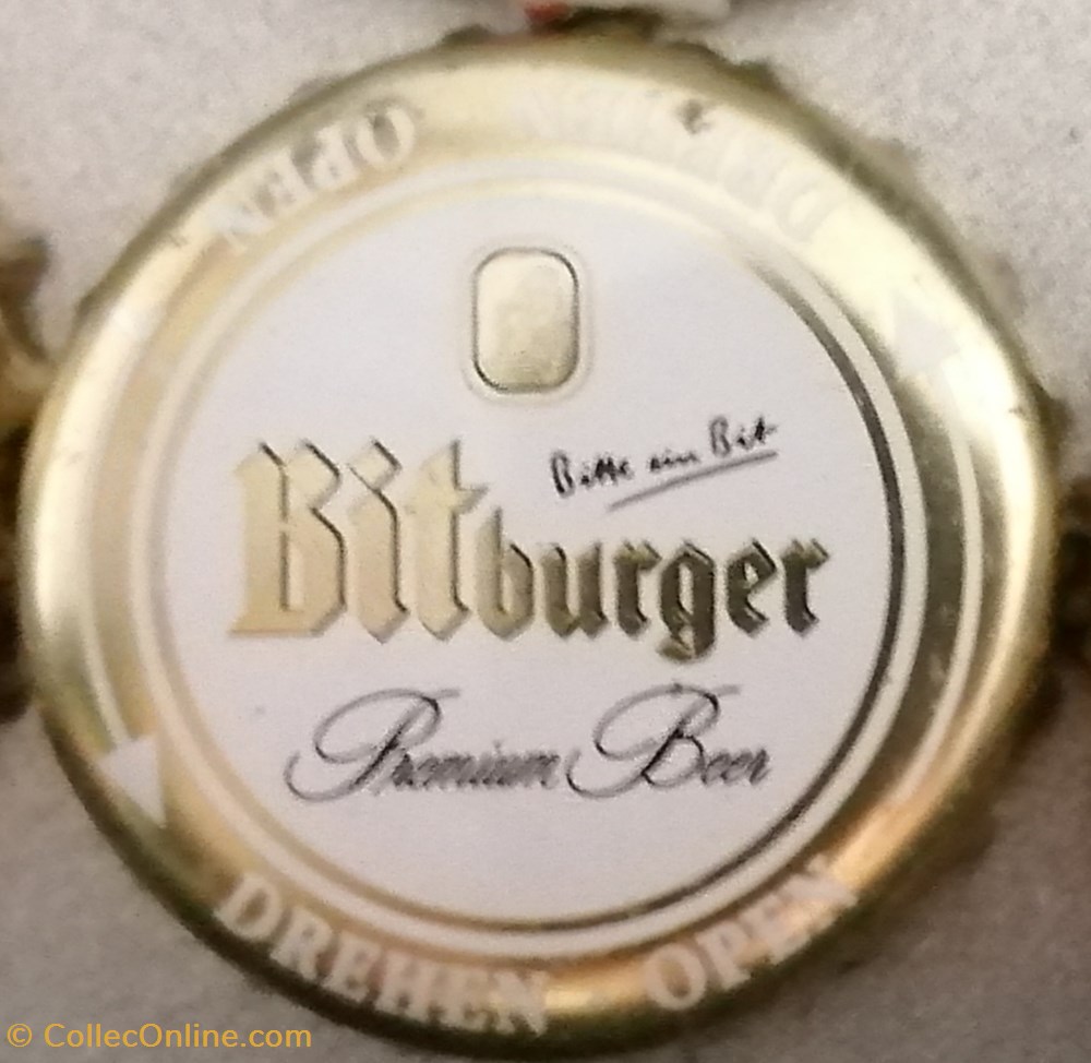 BITBURGER capsules muselets biere allemagne bitburger