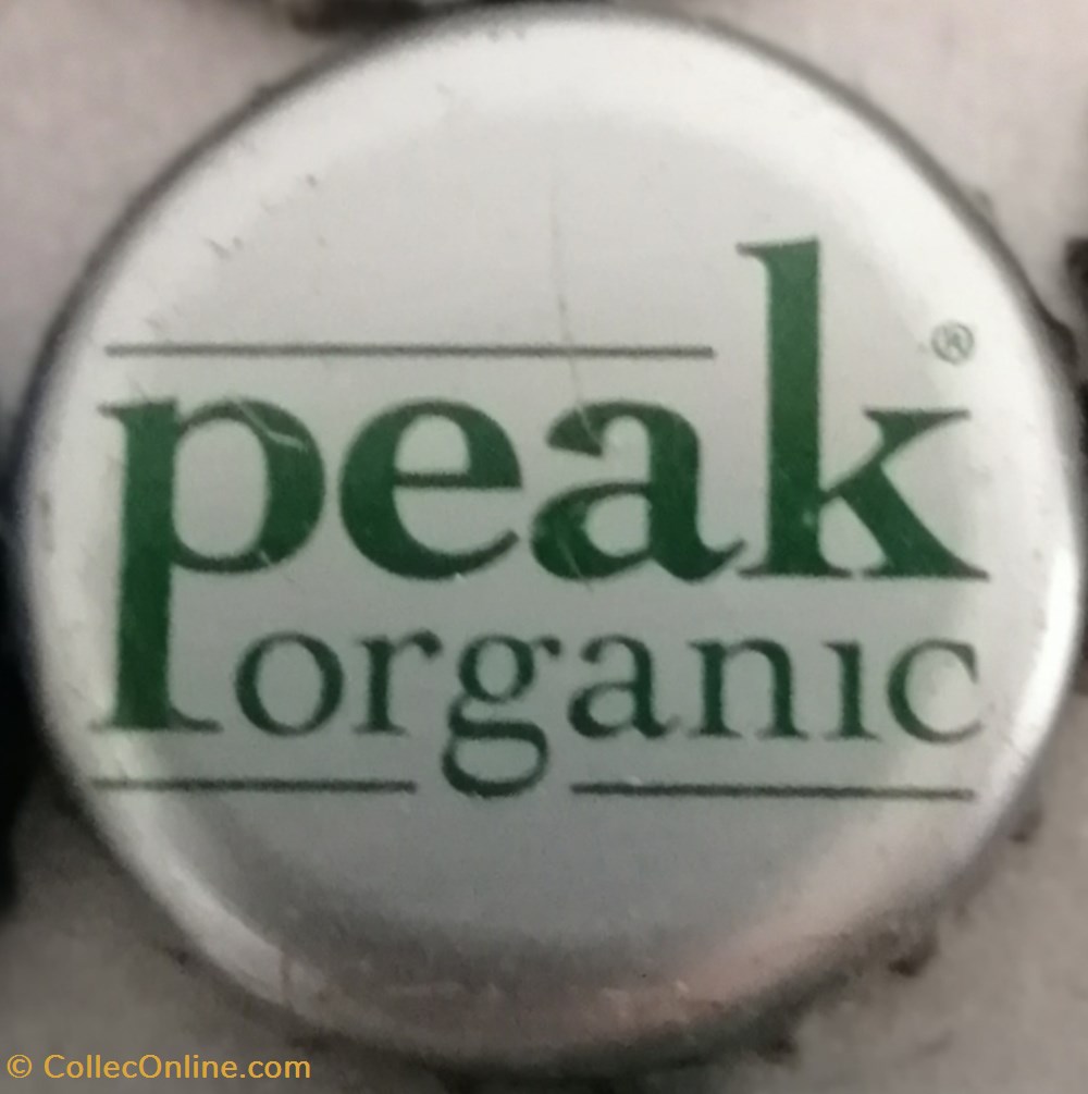 PEAK ORGANIC BEER capsules muselets biere usa peak organic beer