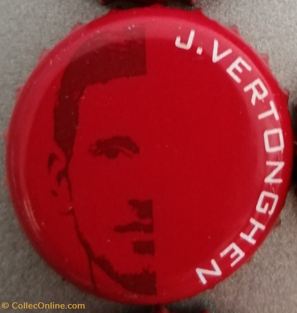 capsules muselets biere jupiler diables rouges j vertonghen belgique