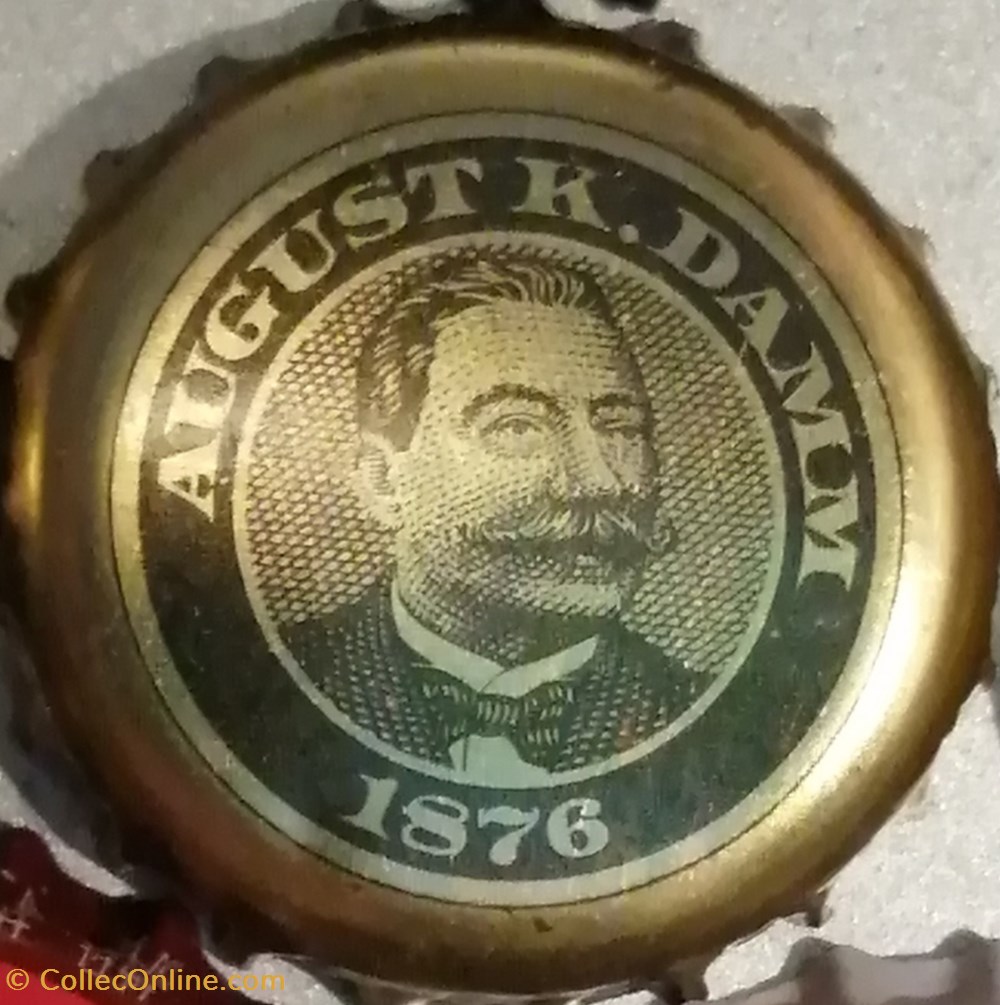 AUGUST K DAMM capsules muselets biere espagne august k damm