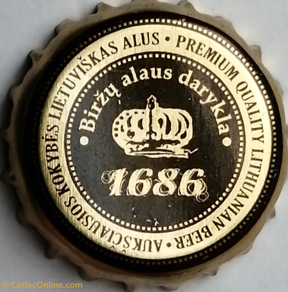 BIRZU ALUS capsules muselets biere lithuanie birzu alus