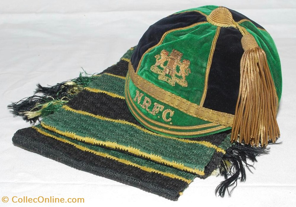 cap and scarf Northampton RFC - James William « Bob » WEBB 1926-29 - waiting for better pic! sport olympisme sports collectifs rugby xv cap and scarf northampton rfc james william bob webb 1926 29 waiting for better pic
