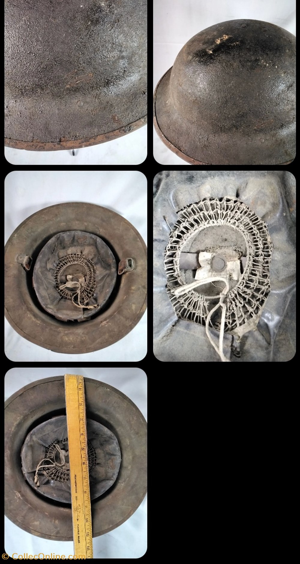 militaria helmets and headgear m1917 1st division marked