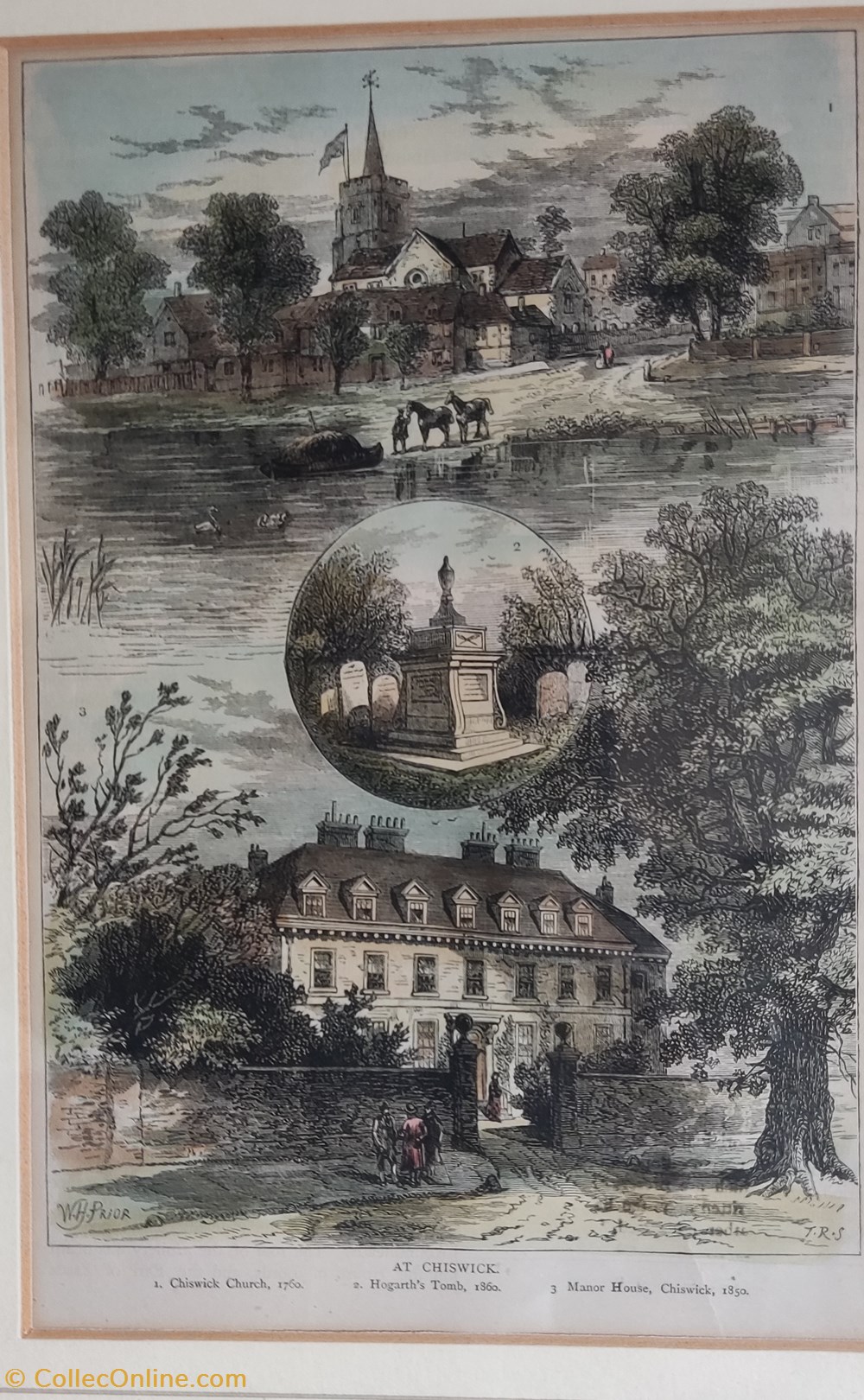 art antiquites lithographies serigraphie w h prior lithographie