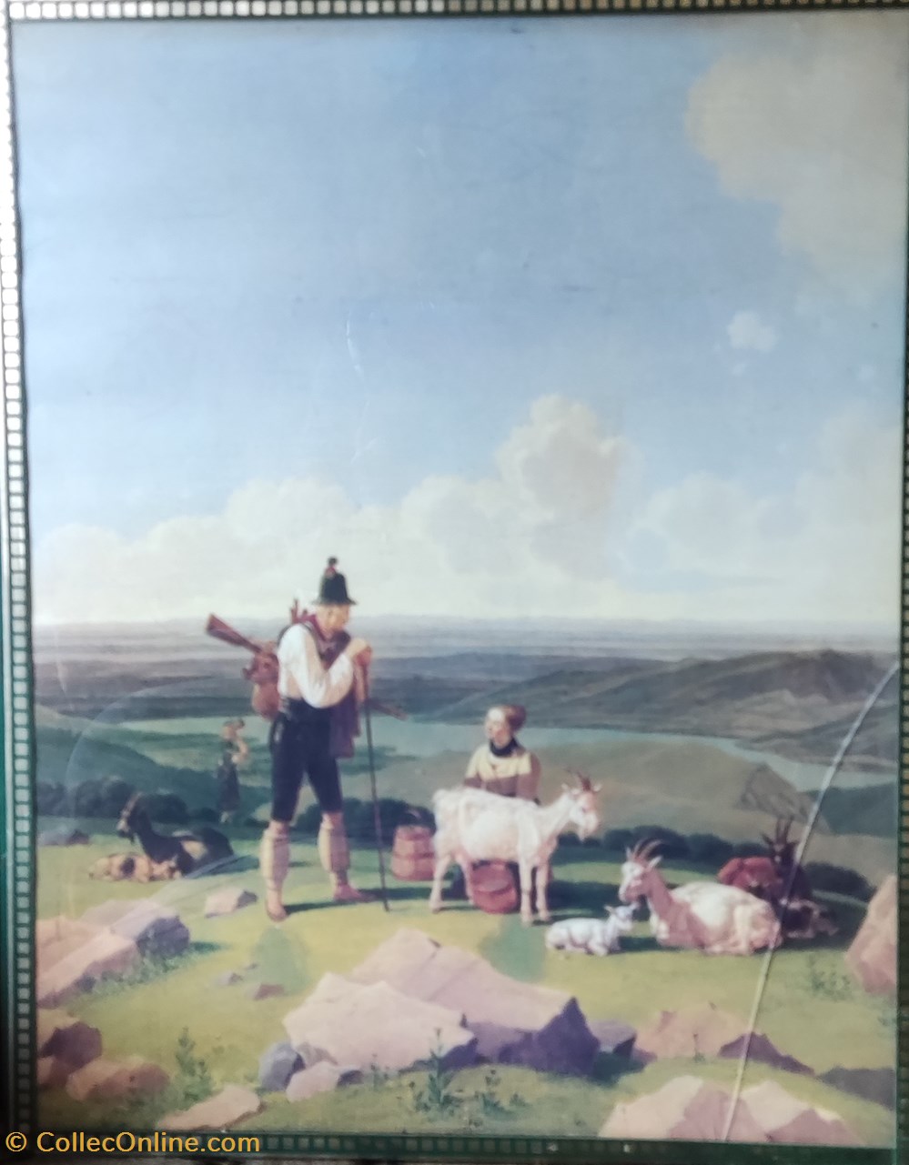 documents anciens affiches w von kobell le chasseur de chamois