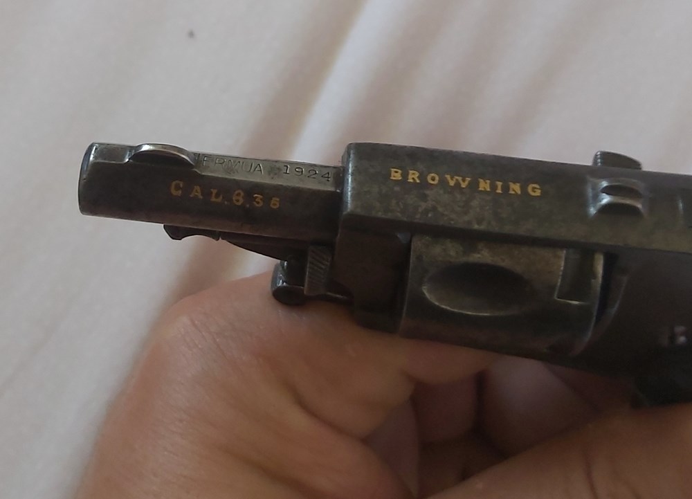 militaria armas fogo antigas pistola de bolso e de senhora antiga 1924