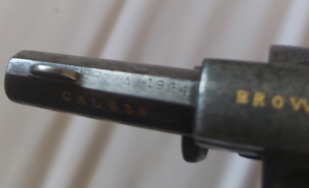 militaria armas fogo antigas pistola de bolso e de senhora antiga 1924