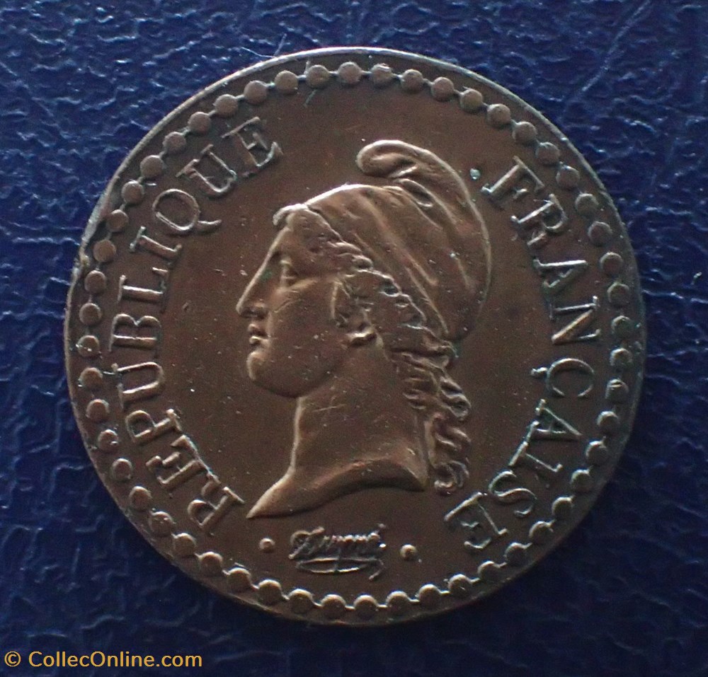 monnaie france moderne un centime 1851 a dupre