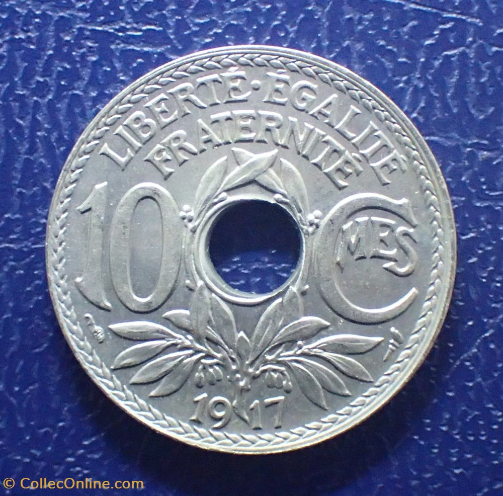 10 CENTIMES 1917 Lindauer monnaies france modernes 10 centimes 1917 lindauer