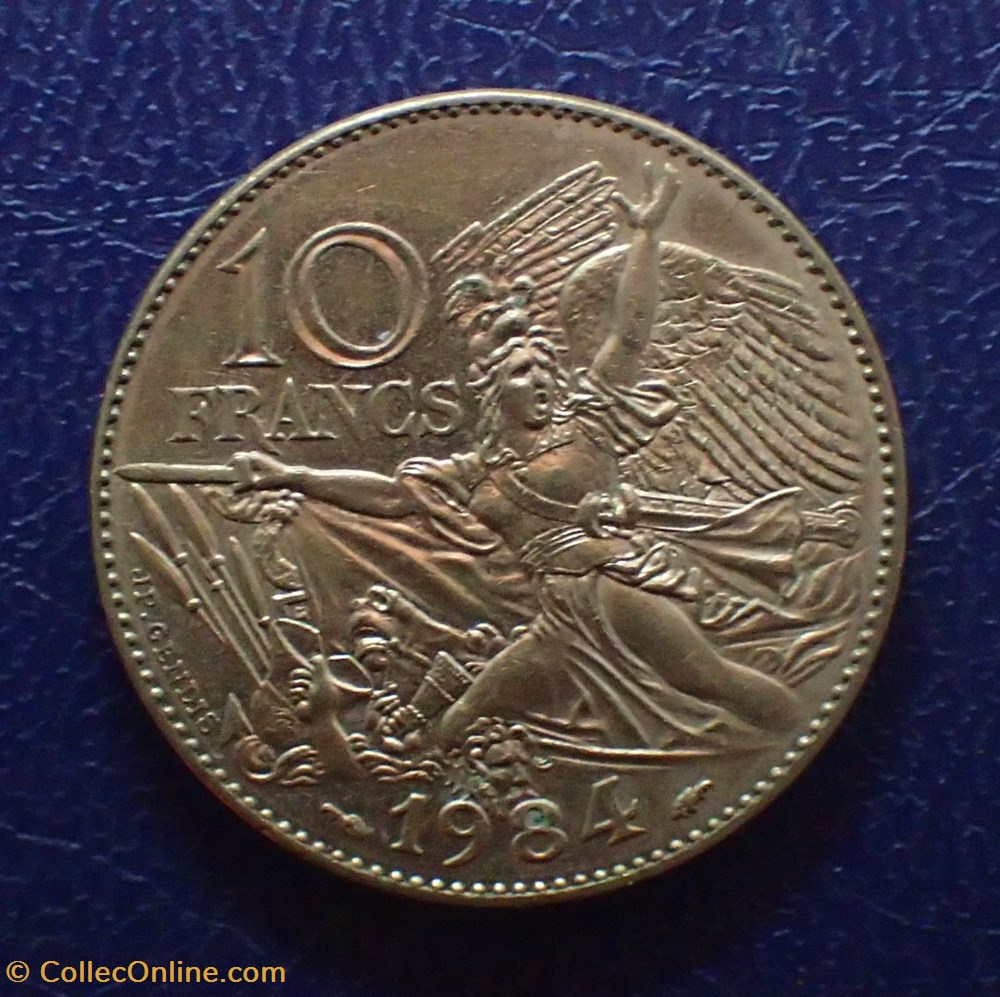 10 FRANCS François Rude sculpteur 1984 Tranche A monnaies france modernes 10 francs francois rude sculpteur 1984 tranche a