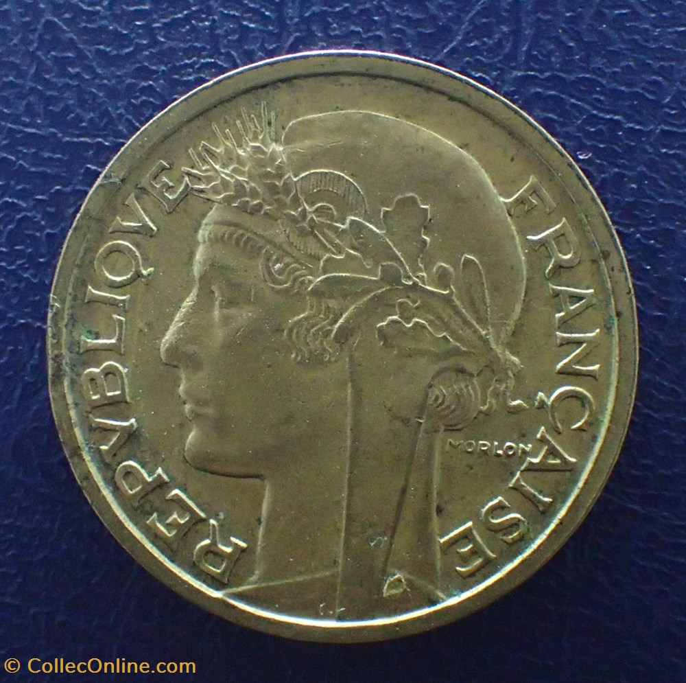 2 FRANCS 1932 Morlon cupro- aluminium monnaie france moderne 2 francs 1932 morlon cupro aluminium