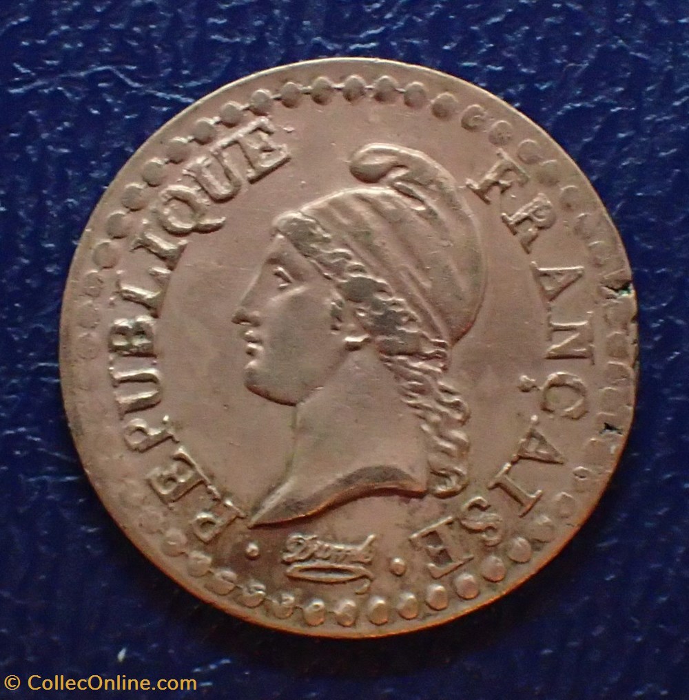 UN CENTIME Dupré An 6A monnaies france modernes un centime dupre an 6a