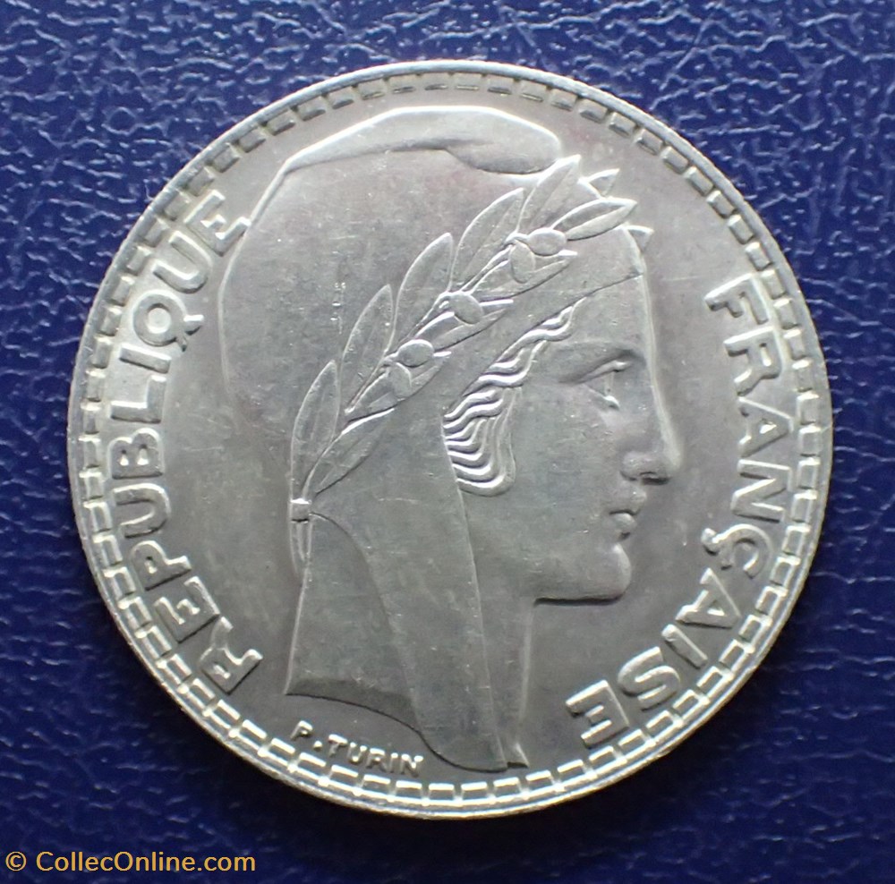 20 FRANCS 1933 Turin rameaux longs monnaie france moderne 20 francs 1933 turin rameaux longs