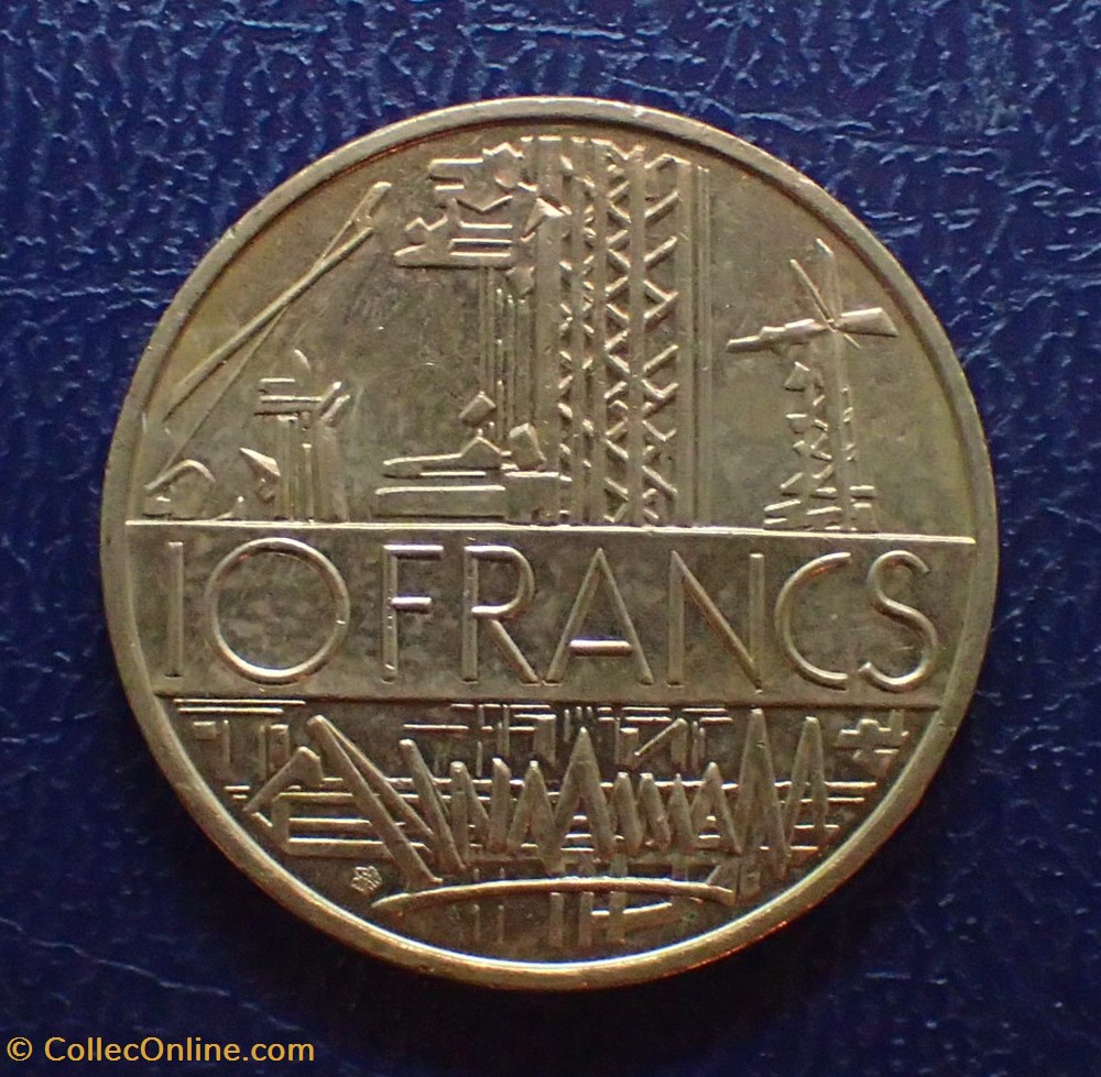 10 FRANCS 1987 Mathieu Tranche A monnaies france modernes 10 francs 1987 mathieu tranche a