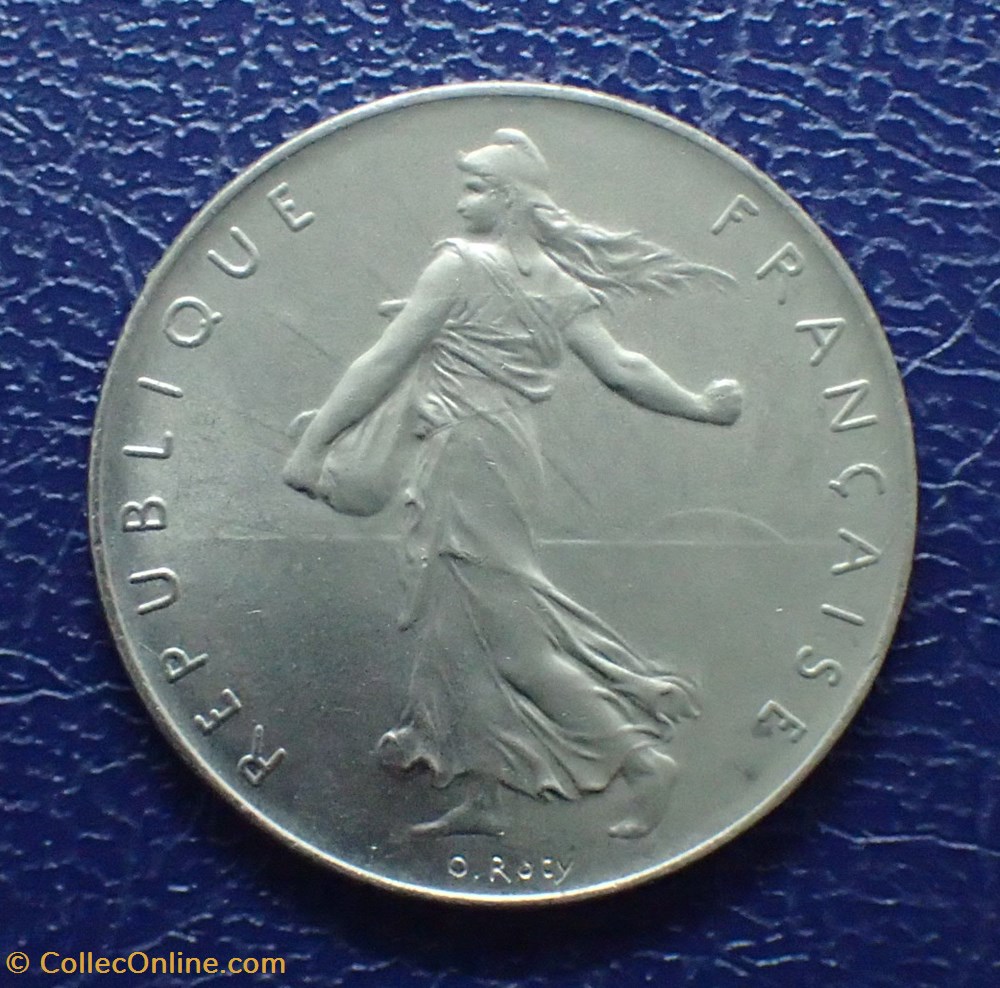 1 FRANC 1975 Semeuse en nickel dauphin monnaie france moderne 1 franc 1975 semeuse en nickel dauphin