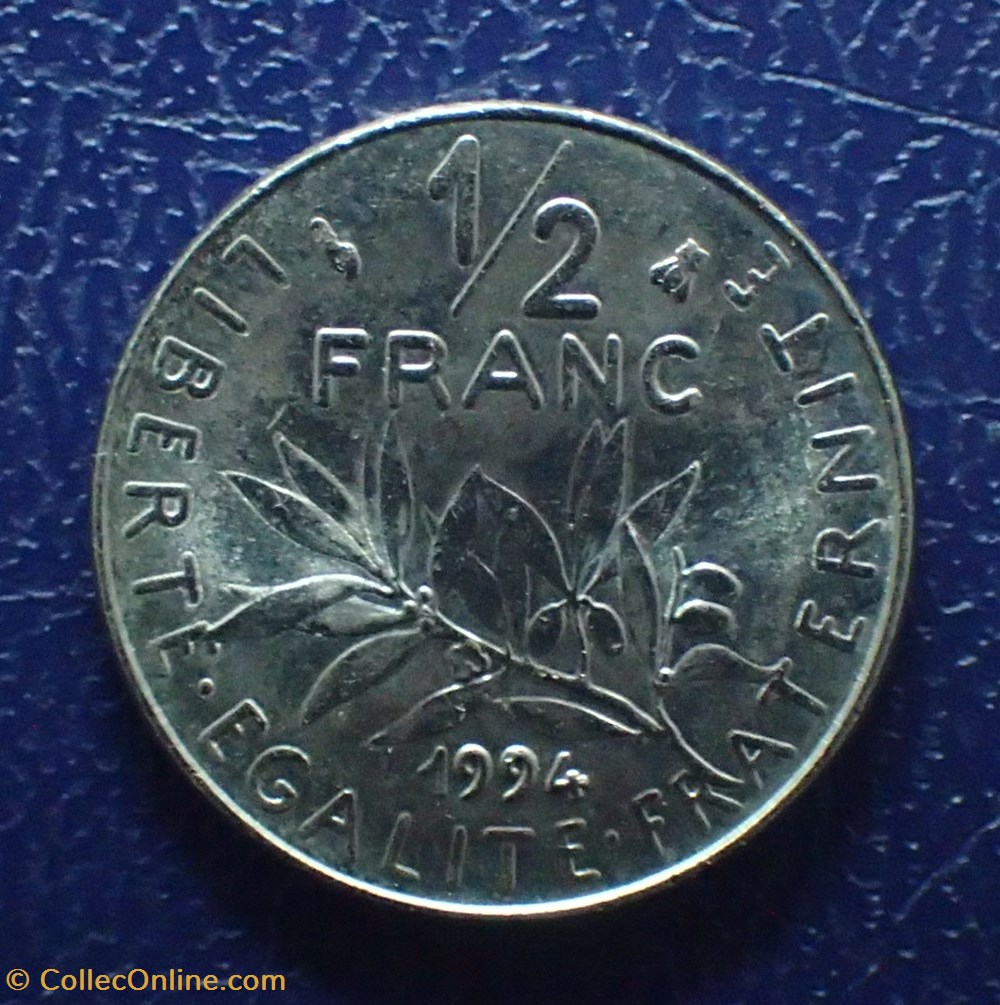 1/2 FRANCS 1994 Semeuse abeille en nickel monnaies france modernes 1 2 francs 1994 semeuse abeille en nickel