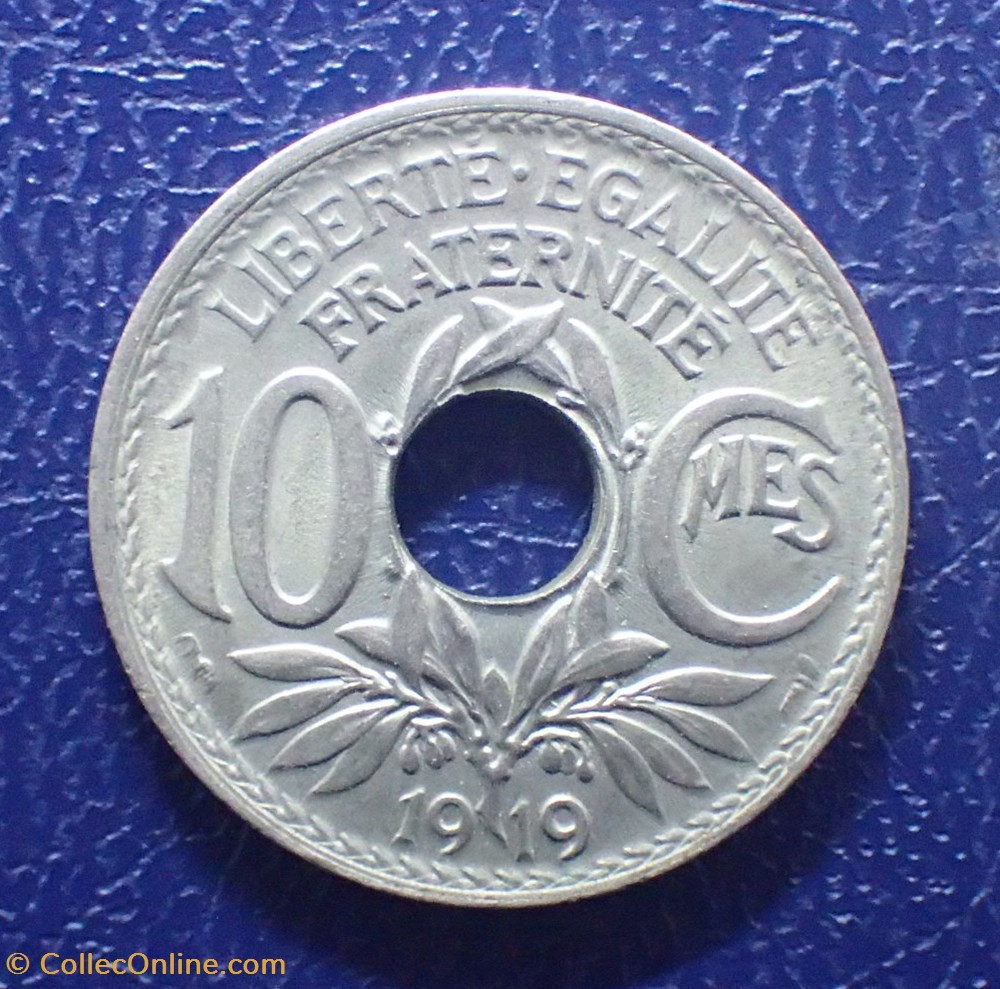 10 CENTIMES 1919 Lindauer monnaies france modernes 10 centimes 1919 lindauer