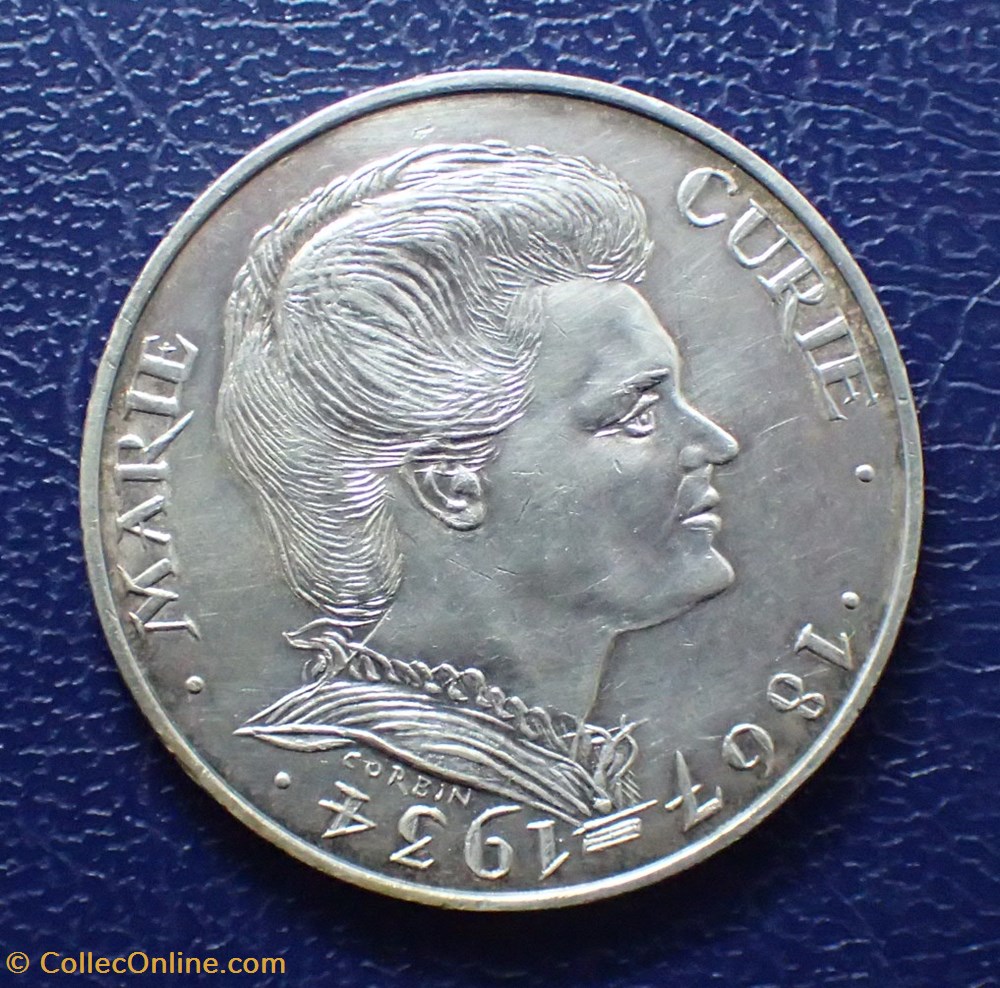 100 FRANCS 1984 Marie Curie monnaie france moderne 100 francs 1984 marie curie