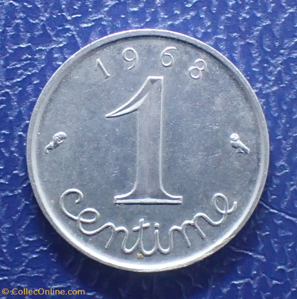 1 CENTIME Epi 1968 monnaies france a modernes 1 centime epi 1968